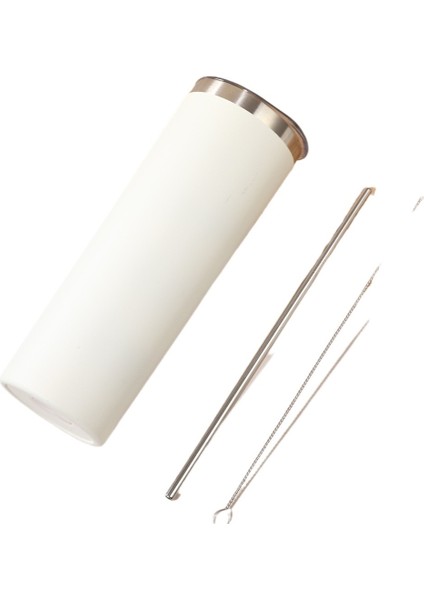 Saman Araba Bardağı 304 Entegre Streç Astar Paslanmaz Çelik Termos Fırçalı Bardak (Yurt Dışından)