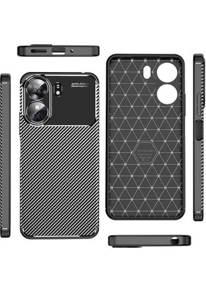 Xiaomi Poco C65 Kılıf Kamera Korumalı Negro Karbon Kapak modelleri