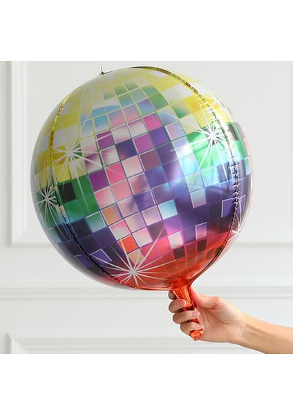 Disko Topu Folyo Balon Rainbow 60 cm