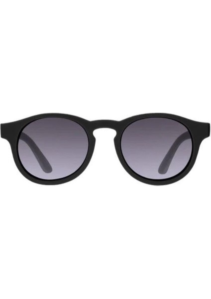 Smoke Polarize Lensli Keyhole Güneş Gözlüğü Jet Black 3-5 Yaş