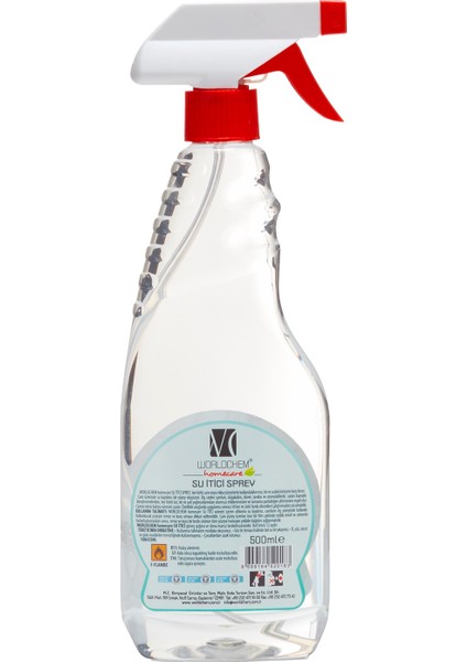 Su Itici Sprey Duşakabinler Için Sy 500 ml modelleri
