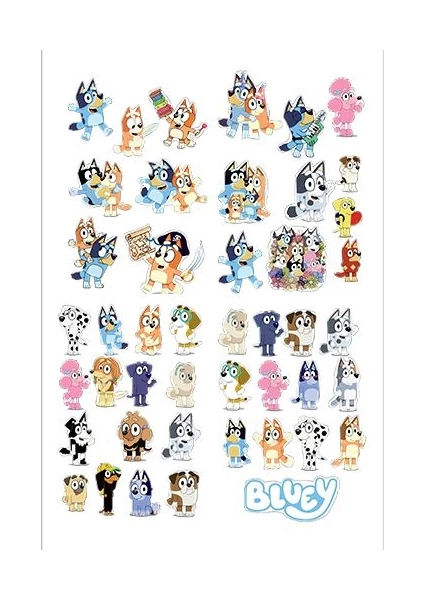 Parti Dükkanım Bluey Sticker 33*48 cm