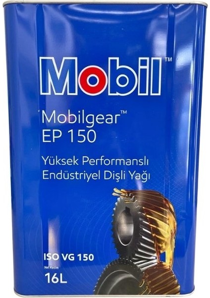 Mobilgear Ep 150 Endüstriyel Dişli Yağı - 16 Lt.