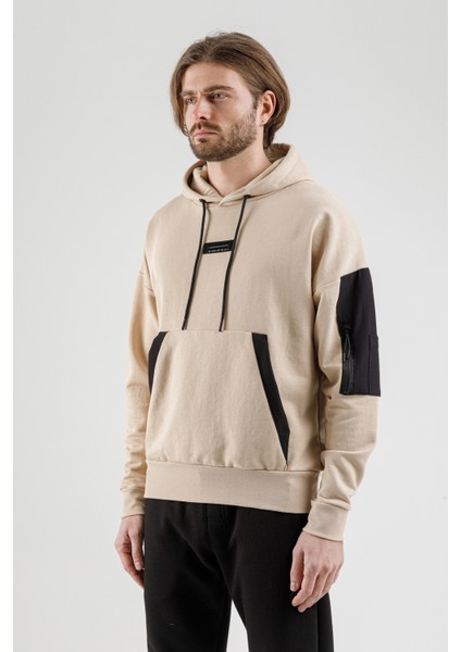 Erkek Kapüşonlu Sweatshirt - 18073 modelleri