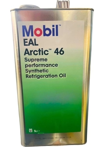 Eal Arctic 46 Sentetik Soğutma Yağı - 5 Lt.