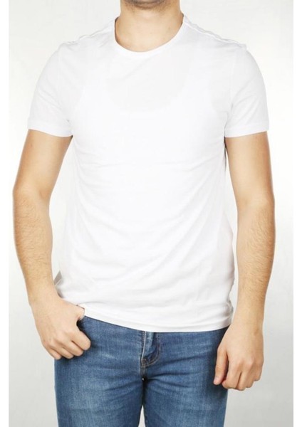 Erkek Bisiklet Yaka T-Shirt 4623