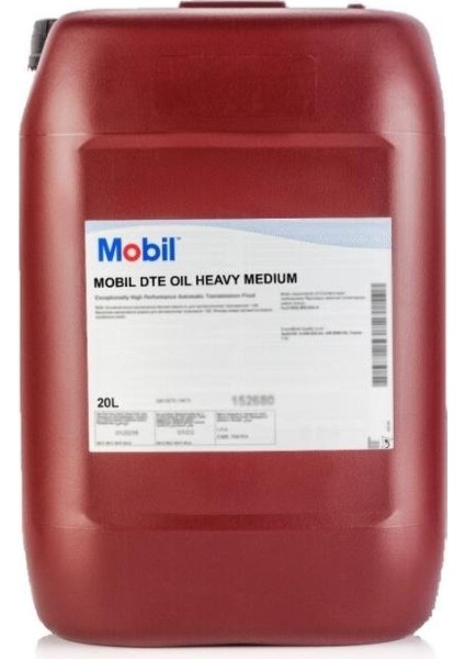 Dte Oil Heavy Medium Sirkülasyon Yağı - 20 Lt.