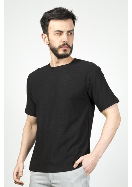 Erkek Bisiklet Yaka T-Shirt 4623 indirimleri