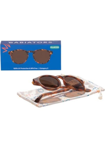 Amber Polarize Lensli Keyhole Güneş Gözlüğü Totally Tortoise 0-2 Yaş