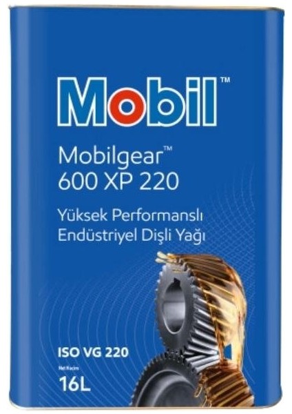 Mobilgear 600 Xp 220 Endüstriyel Dişli Yağı - 16 Lt.