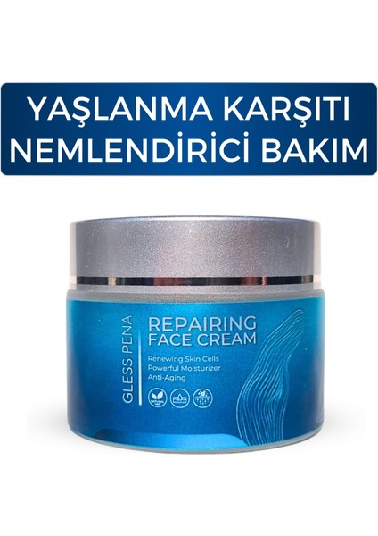 Yaşlanma Karşıtı Nemlendirici Repairing Cilt ve Yüz Bakım Kremi 50 ml