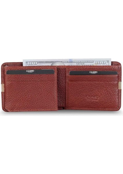 Taba Spor Şeritli Deri Erkek Cüzdanı - GRD2403XW22142