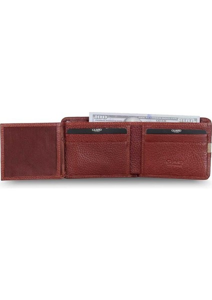 Taba Spor Şeritli Deri Erkek Cüzdanı - GRD2403XW22142