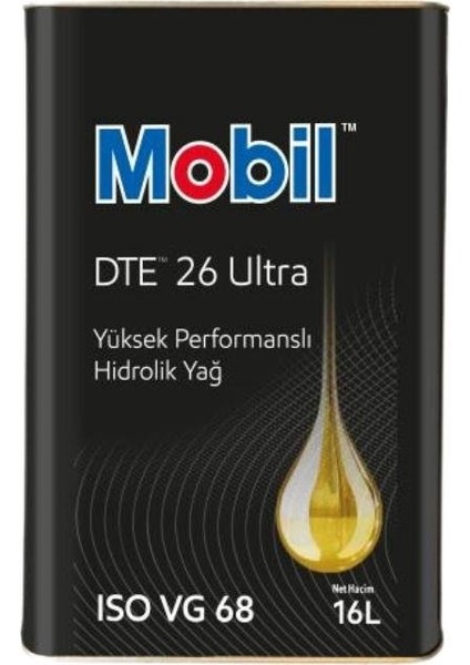 Dte 26 Ultra Aşınma Önleyici Hidrolik Yağ - 16 Lt.