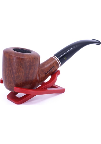 Pipo Sarı Yıldız-Iki Yıldız 144 9mm Filtreli Akrilik Saplı Pipo