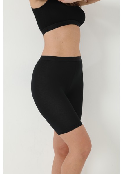 Bambu Kadın Siyah Diz Üstü Tayt fırsatları