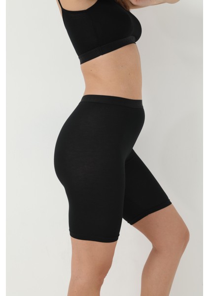 Bambu Kadın Siyah Diz Üstü Tayt indirimleri