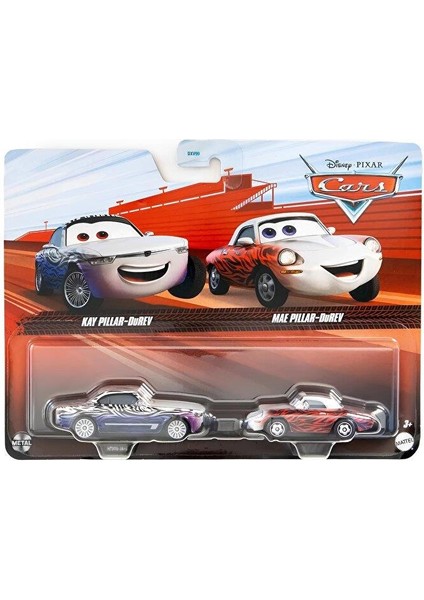 Cars Kay Pillar ve Mae Pillar 2'li Araba DXV99-HTX05