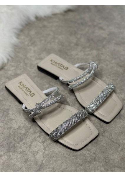 Günlük Kadın Terlik Tek Bantlıtaşlı Alçak Topuklu Küt Burunlu Rahat Taban Hafif 09 fırsatları