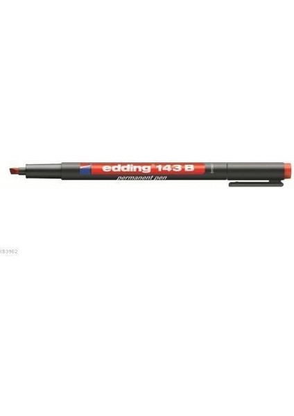 Eddıng Asetat Kalemi (B) Kırmızı (E-143B) ( 2 Adet )