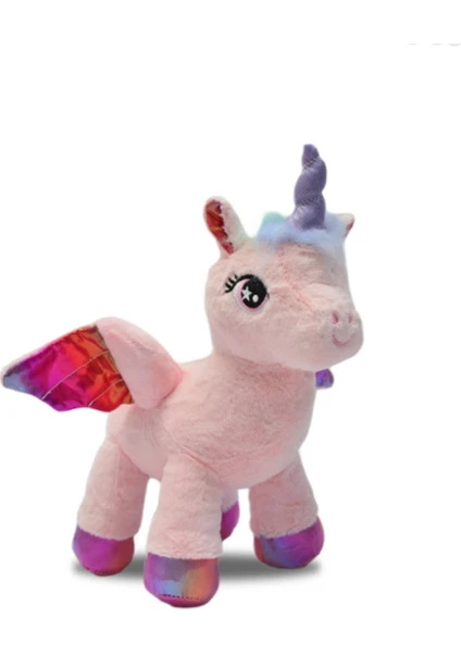 Halley Oyuncak Kanatlı Unicorn Peluş 30 cm 63018