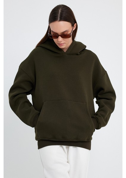 Haki Hoodie, Oversize Hoodie, Kadın Hoodie fırsatları