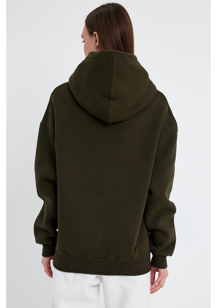 Haki Hoodie, Oversize Hoodie, Kadın Hoodie indirimleri