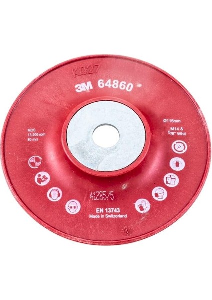 64860 Cubitron Iı Fiber Zımparalama Diski Tabanı - 115 Mm.