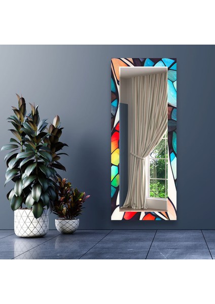 Lekeli Temperli Cam Duvar Aynası