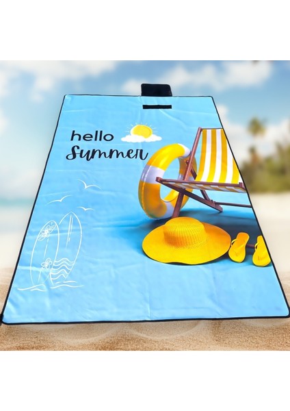 Tekno Trust 2'li Katlanabilir Kamp Matı, Plaj Havlusu, Kamp Seti, Piknik Örtüsü, Su Geçirmez, Kum YAPIŞMAZ150-2