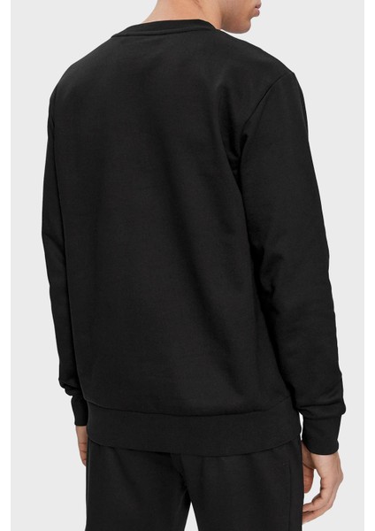 Logolu Bisiklet Yaka Pamuklu Relaxed Fit Sweat Erkek Sweat 50507939 001