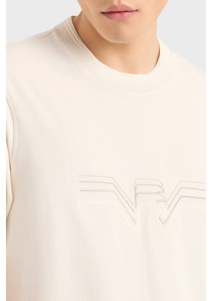 Pamuklu Regular Fit Bisiklet Yaka T Shirt Erkek T Shirt 3D1T89 1jwzz 0128