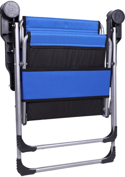 Tekno Trust Metal 140 kg Taşima Kapasiteli Lüks Bardaklıklı Kamp & Piknik Sandalyesi Katlanabilir Tekli Mavi Te fırsatları
