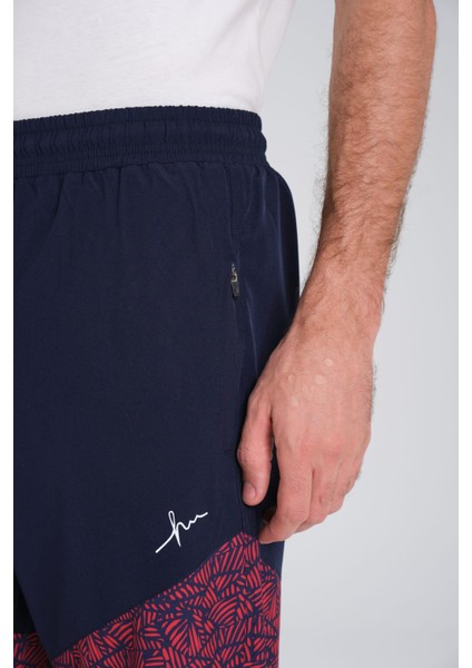 Desenli Lacivert Kırmızı Erkek Uzun Erkek Havuz ve Deniz Şortu 245 indirimleri