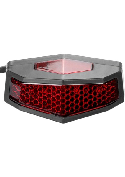 5 In 1 Motosiklet LED Dönüş Sinyalleri Durdurma Arka Kuyruk Fren Lambası Plaka Evrensel Kırmızı (Yurt Dışından)