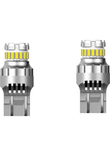 2x Araba T20 7440 W21W LED Canbus Ters Işıklar W21/5W 7443 LED Ampul Fren Dönüş Sinyali Işıkları 6500K (Yurt Dışından)