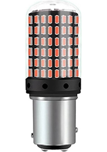 3014 144SMD Canbus Ampul P21W 1157 BAY15D Araba LED Kuyruk Ampul Fren Lambaları Gündüz Çalışan Sinyal Ampul Kırmızı Işık (Yurt Dışından)