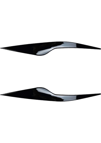 1 Çift Far Kaşları Ayar Kapağı Odak Mk2 C307 2008-2011 Kafa Işık Lambası Göz Kapağı Dekoratif Çıkartmalar, A (Yurt Dışından)