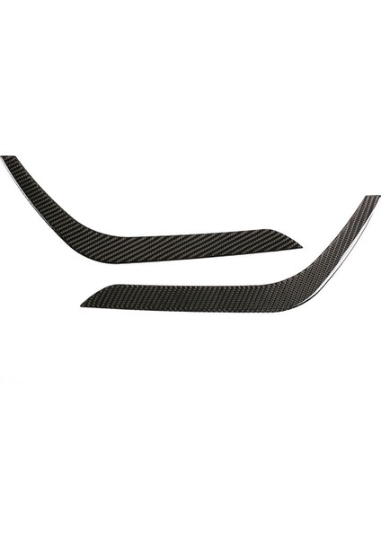 Karbon Fiber Far Kaş Kapağı Trim ÇIKARTMALAR-2014 2015 2016 2017 2017 2018 2019 2020 2021, Siyah (Yurt Dışından)