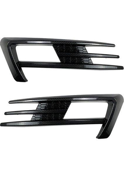 Araba Tuning Golf 7 2013 2014 2015 2016 Sis Lambası Rüzgar Blade Dekorasyon Ön Rüzgar Blade Karbon Fiber Tahıl (Yurt Dışından)