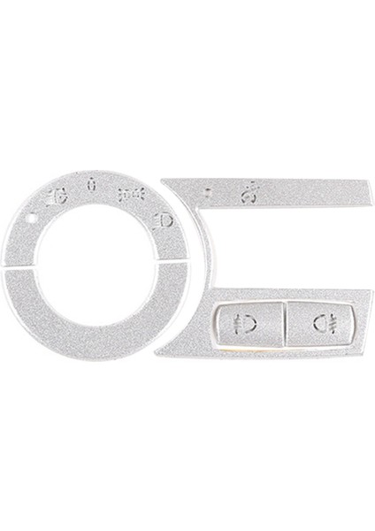 5 Adet Araba Far Anahtarı Trim Etiket Far Anahtarı Düğmesi Kapağı - X3 2006-2010 (Yurt Dışından)