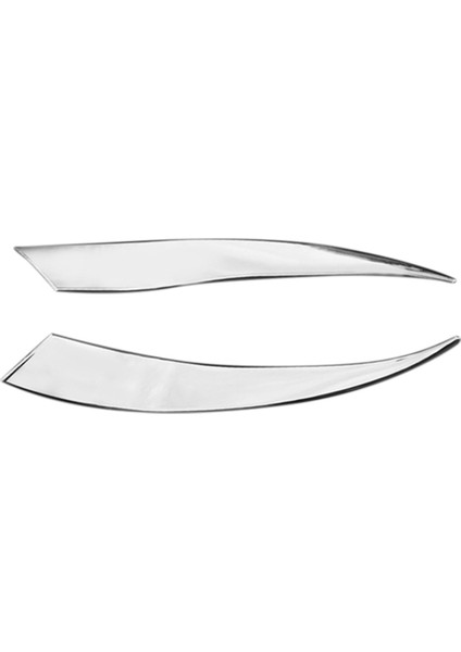 Araba Abs Krom Ön Kaplama Far Kapağı Başkanı Işık Lambası Göz Kapağı Kaş Trim 3 Mazda3 Bm 2014-2016 (Yurt Dışından)