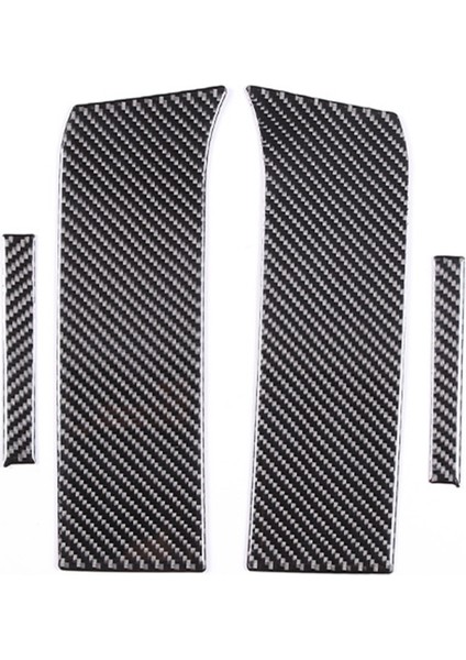 2022-2023 Için Karbon Fiber Araba Ön Farlar Izgara Altında Dekoratif Panel Kapak Etiket Aksesuarları (Yurt Dışından)