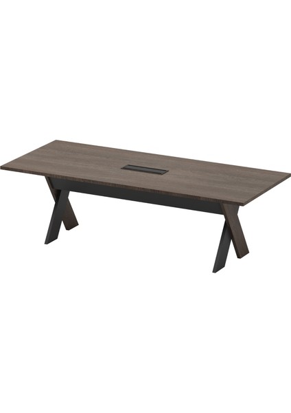 Omix Toplantı Masası 240 cm (Balos/antrasit)
