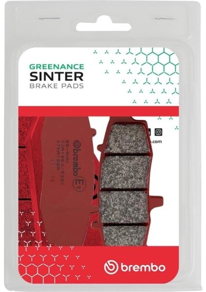 Suzuki V-Strom DL1000 (2002-2013) Sinterli Sağ Ön Fren Balatası modelleri