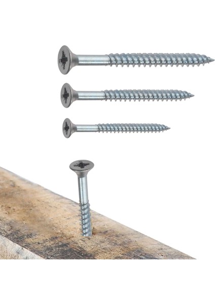 Sunta Vidası 6X100 Paket 100 Adet Sivri Uçlu Ahşap Tahta Ağaç Mobilya Ayak Kulp Vidası indirimleri