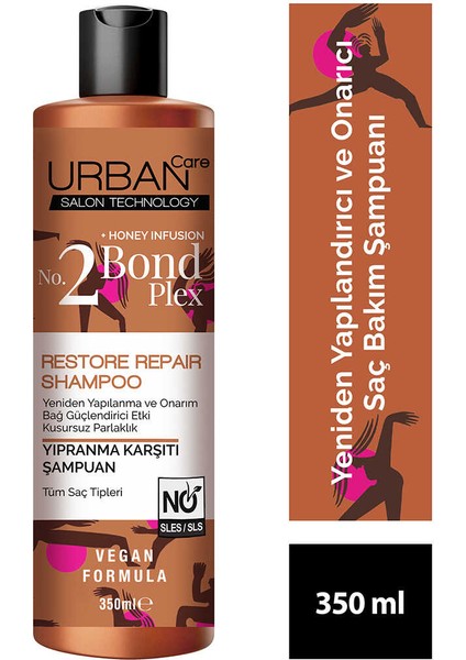 Bond Plex Yıpranma Karşıtı Sülfatsız Şampuan 350 ml + Saç Bakım Sütü 200 ml + Saç Bakım Yağı 100 ml - Vegan fiyatları