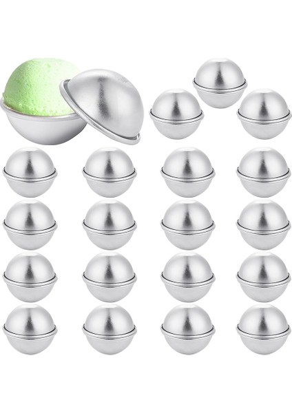 Xin Yue Zhang 40 Parça 20 Takım Dıy Metal Banyo Topu Kalıbı Crafting Için Dıy Yapımı Malzemeleri 4.5x2 cm (Yurt Dışından)