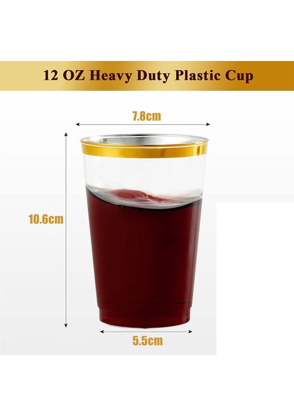 Plastik Şampanya, Kokteyl Bardakları, Şampanya Bardakları Şarap Bardakları Bahçe Partileri Için Yeniden Kullanılabilir Parti Şarap Bardakları (Yurt Dışından)