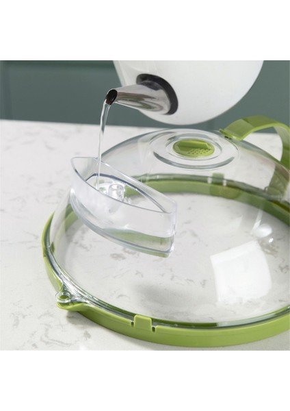 Gıda Için Mikrodalga Kapağı Şeffaf Mikrodalga Sıçrama Kapağı, Saplı ve Su Saklama Kutusu Mikrodalga Sıçrama Isıtma Kapağı (Yurt Dışından) fırsatları